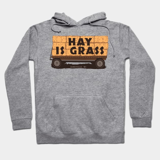 Hay is Grass! Hoodie by upursleeve